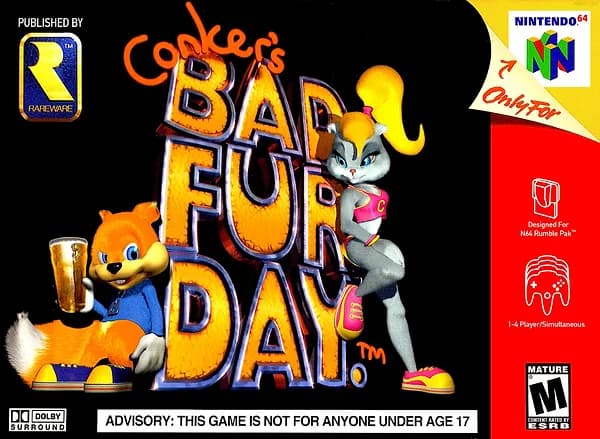 Conker's Bad Fur Day box art