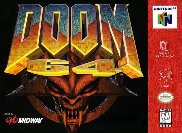Doom 64 box art