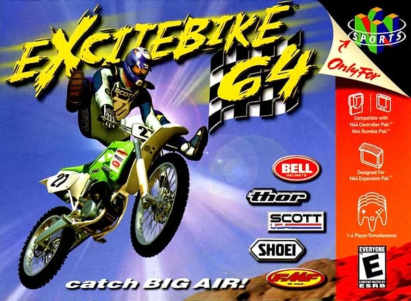 Excitebike 64 box art