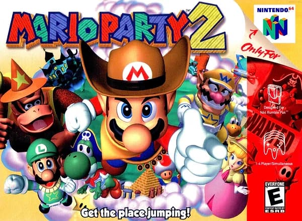 Mario Party 2 Box Art