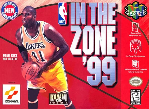 NBA In the Zone '99 box art
