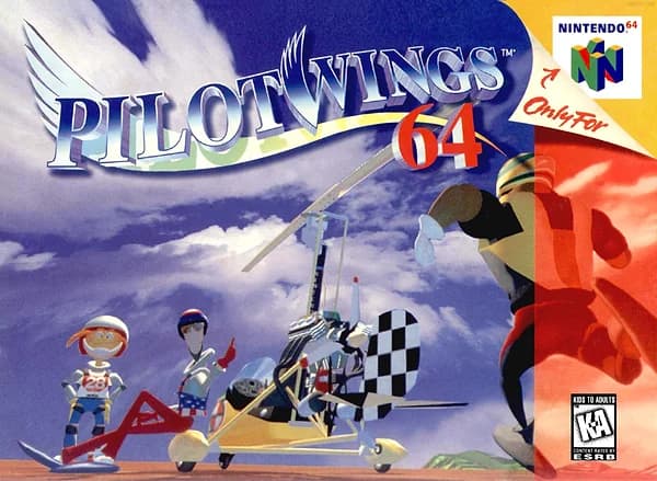 Pilotwings 64 box art