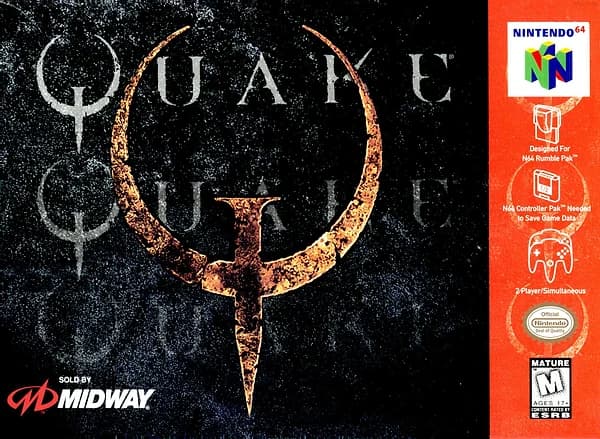 Quake 64 box art