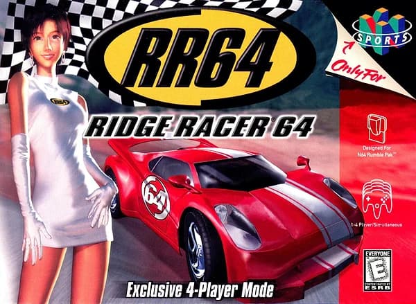 Ridge Racer 64 box art