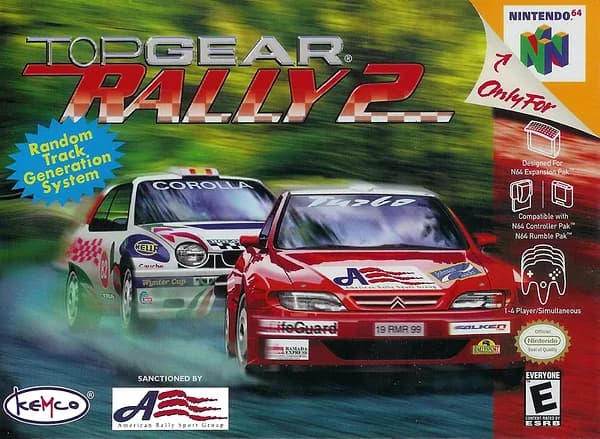 Top Gear Rally 2 box art