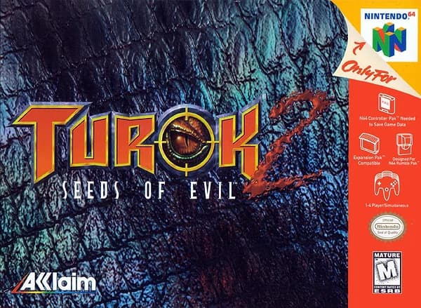 Turok 2: Seeds of Evil box art