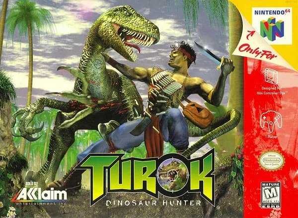 Turok: Dinosaur Hunter box art