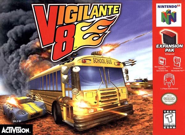 Vigilante 8 box art