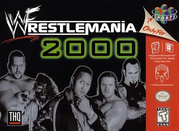 WWF WrestleMania 2000 Box Art