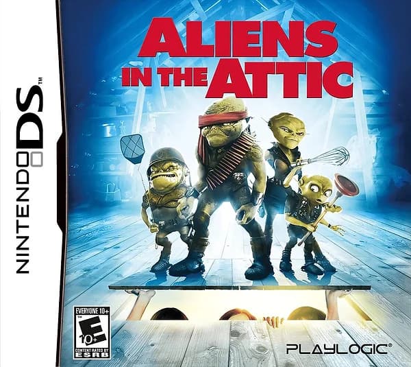Aliens in the Attic Nintendo DS Box Art