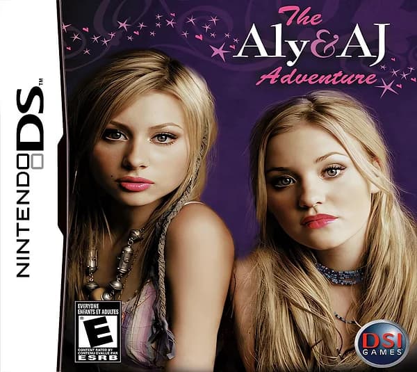 Aly & AJ Adventure Nintendo DS Box Art