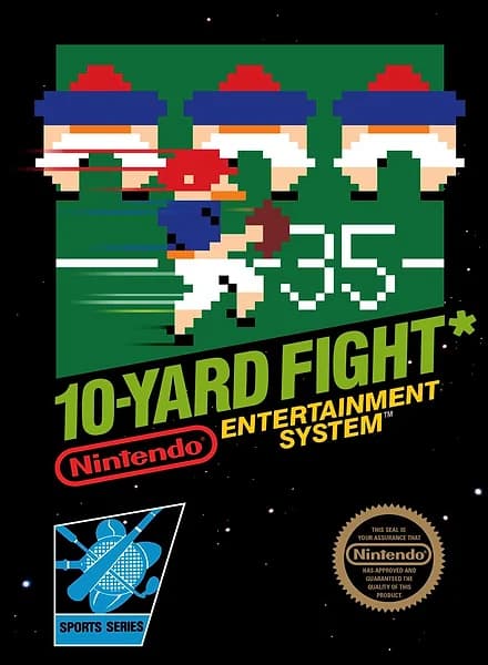 10-Yard Fight Nintendo NES Box Art