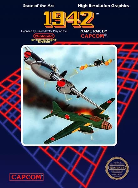 1942 Nintendo NES Box Art