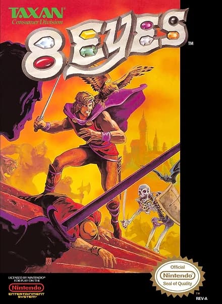 8 Eyes Nintendo NES Box Art
