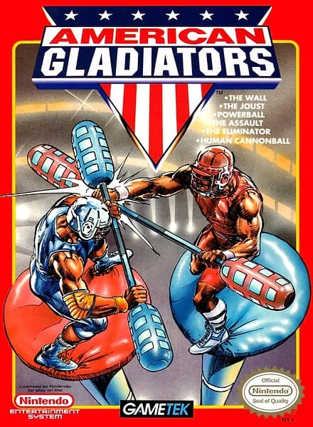 American Gladiators Nintendo NES Box Art
