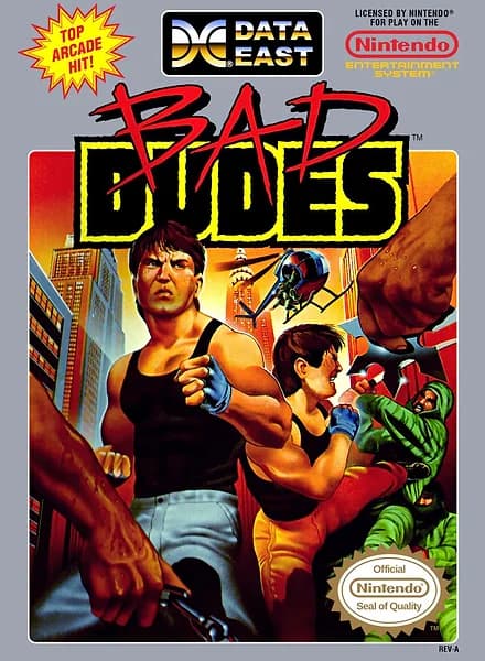 Bad Dudes box art