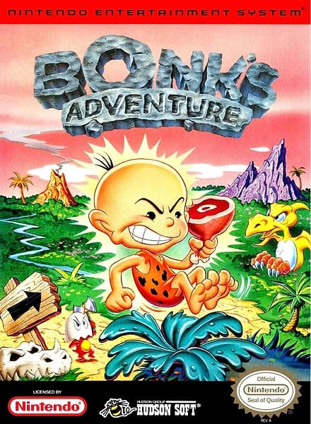 Bonk's Adventure box art
