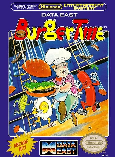 BurgerTime Box Art