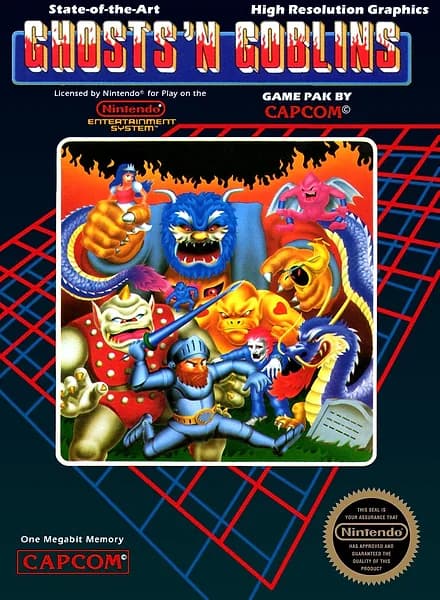 Ghosts 'n Goblins box art