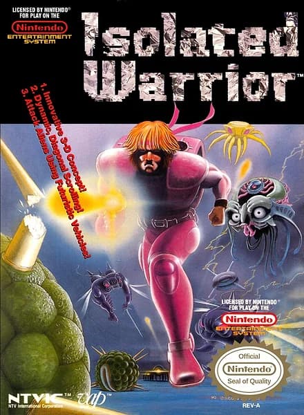 Isolated Warrior box art