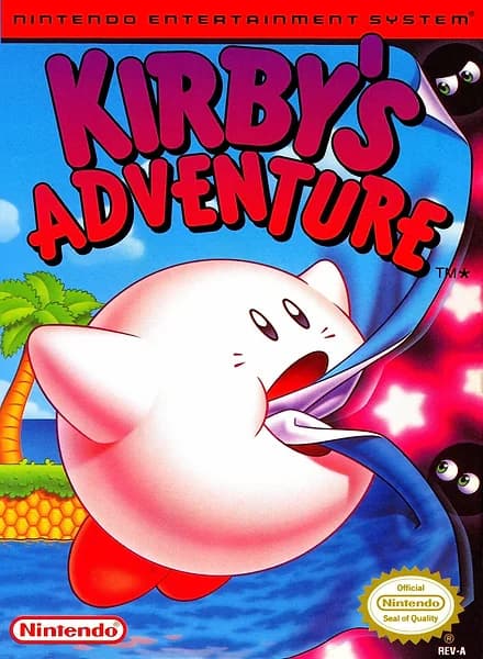 Kirby's Adventure Box Art