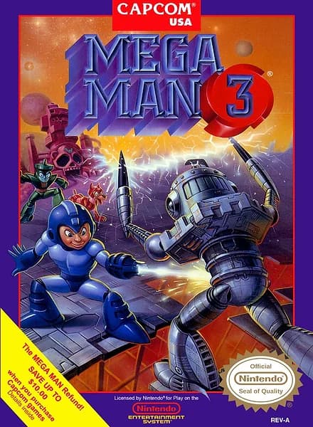 MegaMan 3 box art