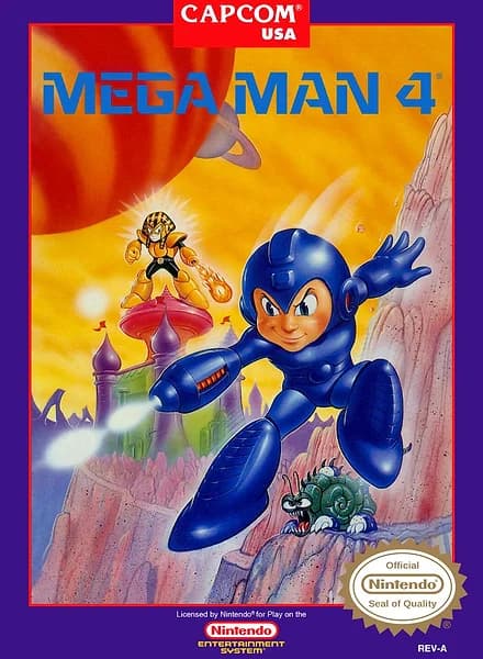 MegaMan 4 box art