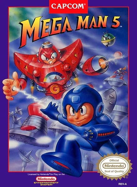 MegaMan 5 box art