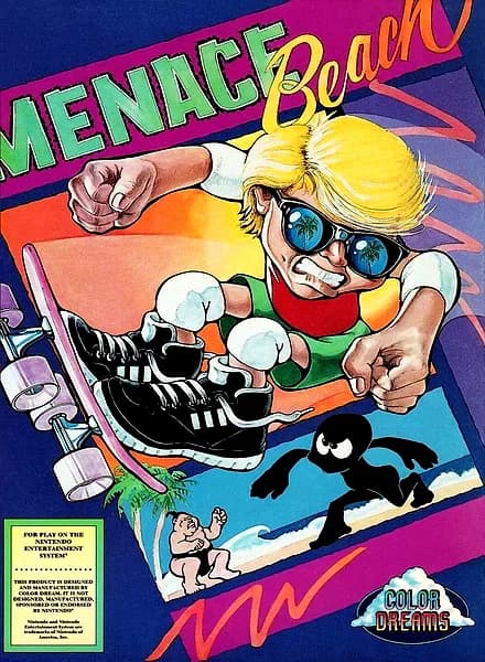Menace Beach box art