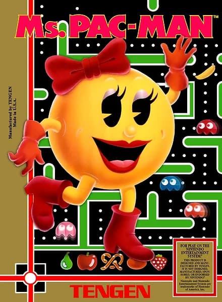 Ms. Pac-Man box art