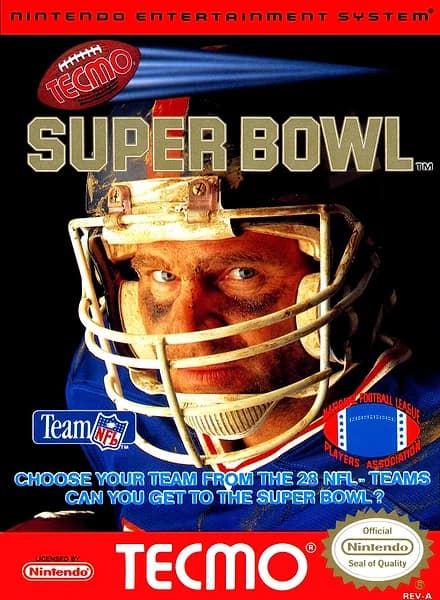 Tecmo Super Bowl Box Art