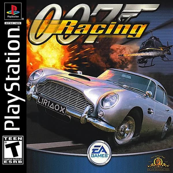 007 Racing Playstation 1 Box Art