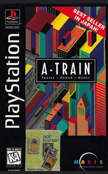 A-Train Playstation 1 Box Art