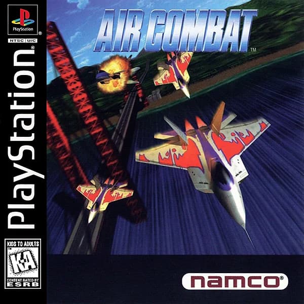 Air Combat Playstation 1 Box Art