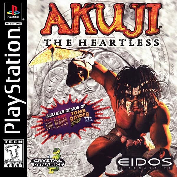 Akuji the Heartless Playstation 1 Box Art