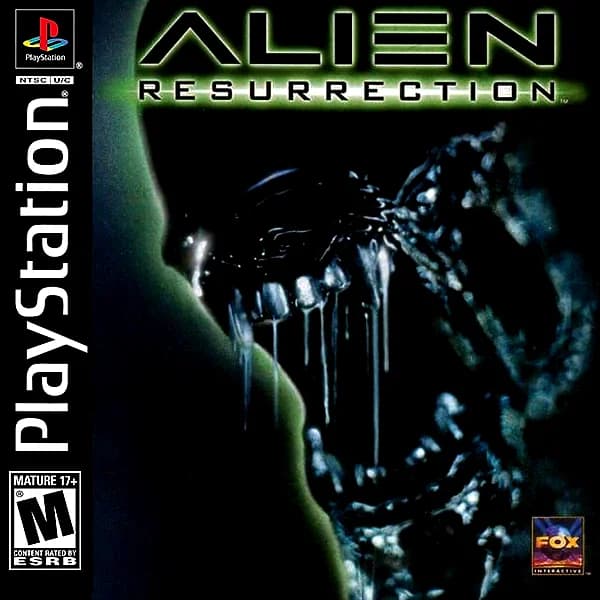 Alien Resurrection PlayStation 1 Box Art