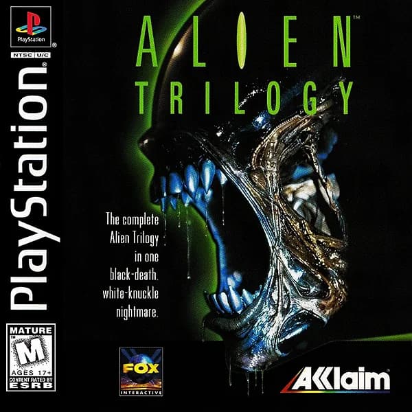 Alien Trilogy PlayStation 1 Box Art