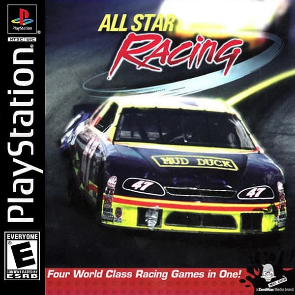 All-Star Racing PlayStation 1 Box Art