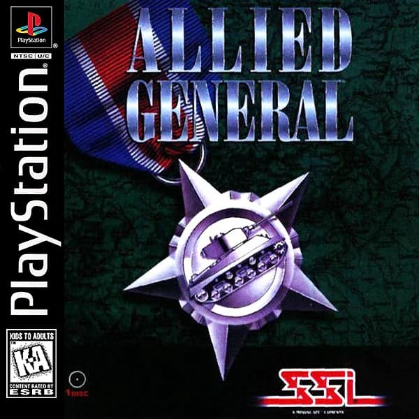 Allied General PlayStation 1 Box Art