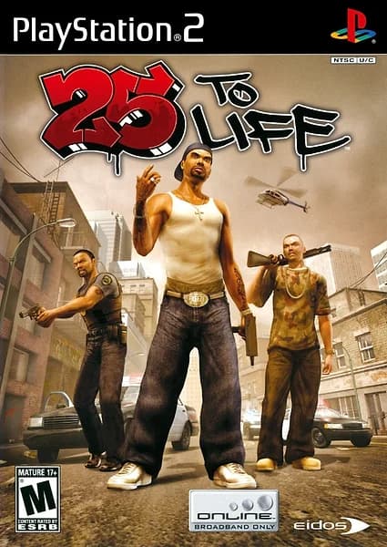 25 to Life Playstation 2 Box Art