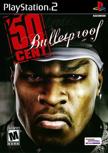 50 Cent: Bulletproof Playstation 2 Box Art
