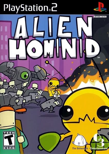 Alien Hominid PlayStation 2 Box Art