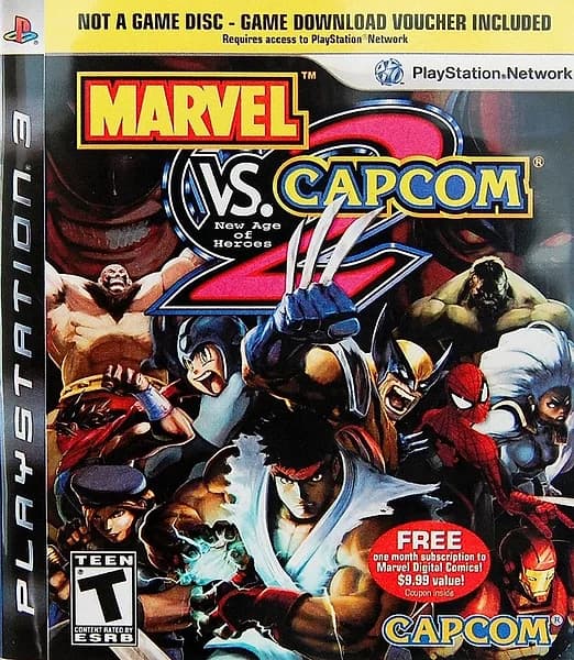 Marvel vs. Capcom 2 Box Art