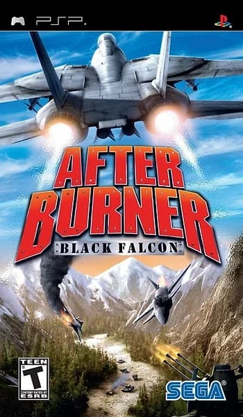 After Burner: Black Falcon PSP Box Art