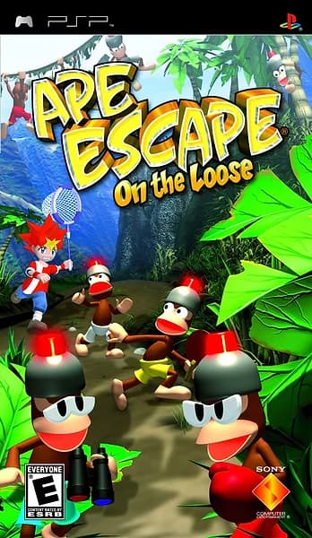 Ape Escape: On the Loose PSP Box Art