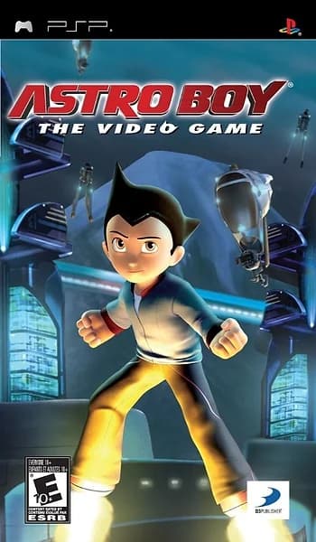 Astro Boy: The Video Game PSP Box Art