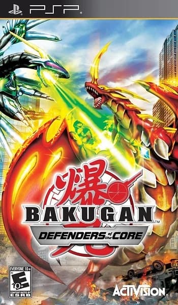 Bakugan: Defenders of the Core PSP Box Art