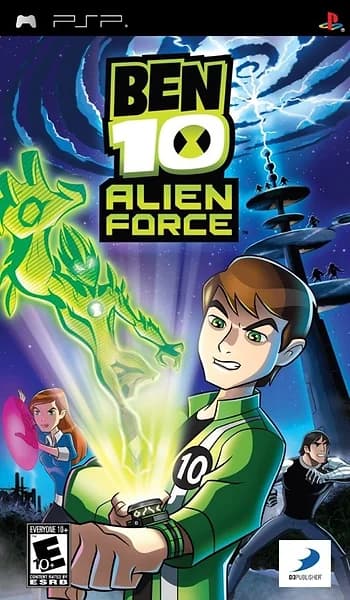 Ben 10: Alien Force PSP Box Art
