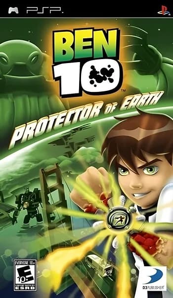 Ben 10: Protector of Earth PSP Box Art