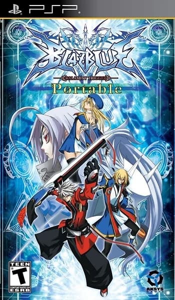 BlazBlue: Calamity Trigger Portable PSP Box Art
